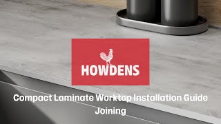 Howdens Compact Laminate Worktop Installation Guide  Joining [upl. by Gen]