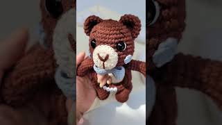 Chocalho ursinho QUER APRENDER A FAZER UM amigurumi [upl. by Keiryt]