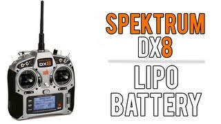 DX8 Tutorial How to install a LiPo Battery [upl. by Dnalyram]