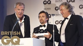 The Grand Tour Win the TV Personalities of the Year Award  British GQ [upl. by Roddy]