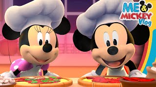 Mickey Mouse and Minnie Mouse Make Pizzas 🍕  Me amp Mickey  Vlog 64  disneyjunior ​ [upl. by Deena]