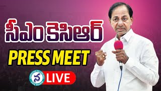 LIVE CM Sri KCR Addressing the Press Conference at Telangana Bhavan  BRS  Namasthe Telangana [upl. by Dviad]