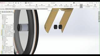 Creando una scooter en SolidWorksEnsamble 2 [upl. by Saudra]