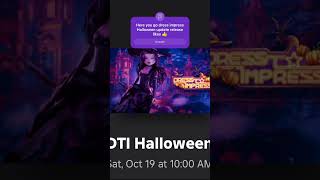 Here you go dress impress Halloween update release likes 👍 [upl. by Pettifer]