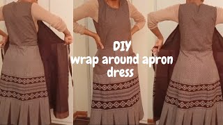 DIY wrap around apron dress [upl. by Nadiya778]