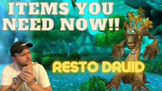 Classic WoW Resto Druid items you want for TBC BiS Gear to get in Karazhan fast [upl. by Ellednahs]