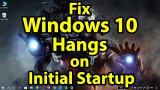 Fix  Windows 10 hangs on initial startup [upl. by Aryahay]