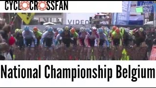 Cyclocross 2016 National Championship Belgium Lille Men [upl. by Birmingham]