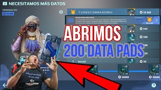 🔥ABRIMOS 200 DATA PADS AZUL PLATA PARA CONSEGUIR EL PUNTAJE MAYOR  War Robots WR [upl. by Locke415]