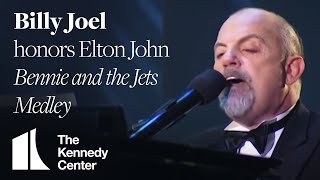 Bennie and the Jets Medley Elton John Tribute  Billy Joel  2004 Kennedy Center Honors [upl. by Hilbert]