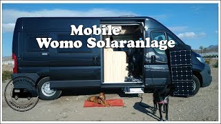 Mobile Wohnmobil Solaranlage  Solartasche  Solar autark [upl. by Nosrettap708]