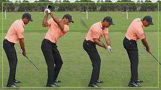 Tiger Woods Comeback Swings On The Range 2021 [upl. by Matthaeus]