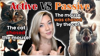 Active vs Passive Voice in Writing 🖊️  Essential English Grammar Lesson [upl. by Winzler241]