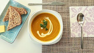 Potage aux carottes et à la coriandre [upl. by Akibma]