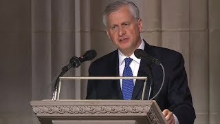 Jon Meacham delivers eulogy for HW Bush funeral FULL VIDEO [upl. by Wenz]