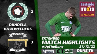 Match Highlights  Dundela Vs HampW Welders  27th December 2022 [upl. by Aremat350]