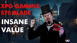 XPG Gammix S70 Blade Review  The best value Gen4 NVMe SSD we have EVER tested [upl. by Phemia453]