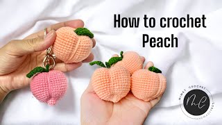 how to crochet peach [upl. by Assiluj775]