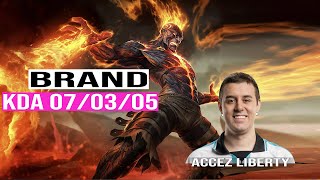 Brand vs Lillia Jungle  Accez Liberty  Challenger BR Patch 141 Season 14 [upl. by Ynohtna902]