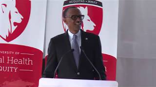 Inauguration of the University of Global Health Equity  Remarks by President Kagame [upl. by Codel]