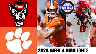 21 Clemson vs NC State  Full Game Highlights  2024 College Football Highlights [upl. by Gelb]