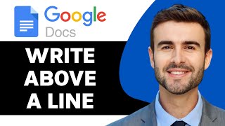 How to Write Above a Line in Google Docs in 2024  Google Docs Tutorial [upl. by Heyde]