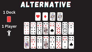 How To Play Alternative Solitaire [upl. by Erdnaek]