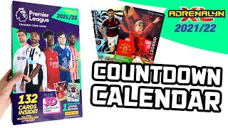 FIRST LOOK  Panini ADRENALYN XL Premier League 202122  COUNTDOWN CALENDAR [upl. by Annaj]