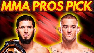 MMA Pros Pick âœ… Islam Makhachev vs Dustin Poirier  Part 1 ðŸ‘Š UFC 302 [upl. by Anomer]