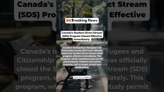 IRCC Suspends SDS Program for Student Visas  Important Update for Students  CIKH [upl. by Pegasus]