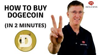 How to Buy Dogecoin in 2 minutes 2024 Updated [upl. by Aneret68]