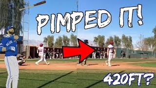 HIGHSCHOOLER PIMPS 420FT MOONSHOT THIS KID IS INSANE [upl. by Osgood]