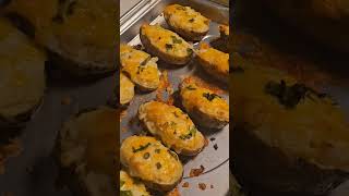 Twice Baked Potatoes foryou cooking food explorepage shortsfeed [upl. by Nanda]