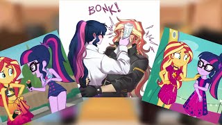 mlp Equestria girls react to tiktok film 1 gacha [upl. by Lazaruk]