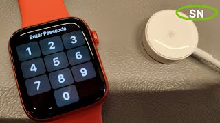 How to Hard Reset Apple Watch Series 6 Delete Pin Password Passcode Lock [upl. by Hsirt972]