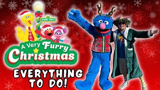 A Very Furry Christmas at Sesame Place San Diego 2023  Everything there is to see and do [upl. by Tove]