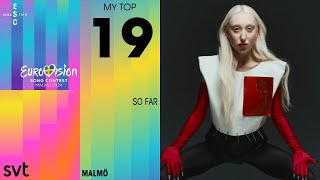 Eurovision 2024  My Top 19 So Far  🇵🇱 [upl. by Aissert]