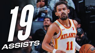 Every Assist from Trae Youngs SEASONHIGH Performance in Hawks W  November 18 2024 [upl. by Parhe]