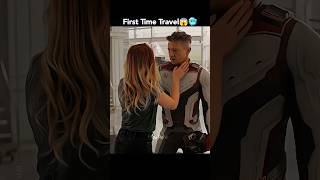 First time travel by Clint Barton with the help Tony Stark and team 🔥🥶shorts ytshorts marvel [upl. by Ahsatam]