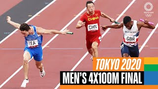 🏃‍♂️ Mens 4x100m Final  Tokyo Replays [upl. by Lednik254]