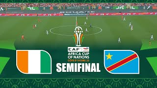 Ivory Coast vs Congo DR 10  CAF AFCON 2023 Semi Final Full Match [upl. by Fannie]