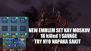 MOSKOV NEW EMBLEM SET 18 KILLED 1 SAVAGE TRY NYO NAPAKA SAKIT [upl. by Asiluy]