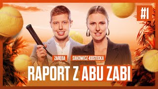 IGA ŚWIĄTEK ROZPOCZYNA ZMAGANIA W EMIRATACH CO WIEMY RAPORT Z ABU ZABI 1 [upl. by Ripley640]