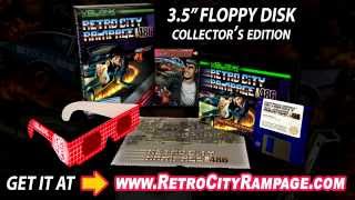 Retro City Rampage 486  MSDOS Version Trailer OFFICIAL [upl. by Neelyhtak]