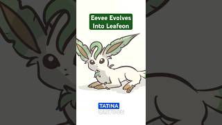 Pokemon  Eevee Evolves Into Leafeon Pokemon Short [upl. by Ecyla]