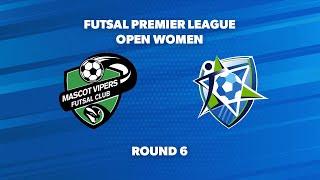 Futsal Premier League Open Women Round 6  Mascot Vipers v Eastern Suburbs Hakoah [upl. by Yrot666]