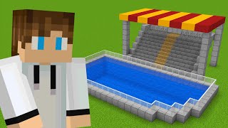 Minecraft 15 Aqua Park Build Hacks [upl. by Abrahamsen251]