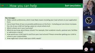 School Admissions Applying to Secondary School Webinar October 2022 [upl. by Frisse]