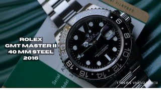 Rolex GMT Master II 116710LN 40 mm Box Cards Books 2016 [upl. by Asilehc]