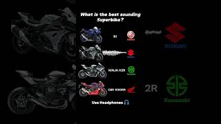 Superbikes Sound 🥵🔥 kawasaki h2r honda cbr1000rr yamaha r1 suzuki gsxr1000 [upl. by Ahseele663]